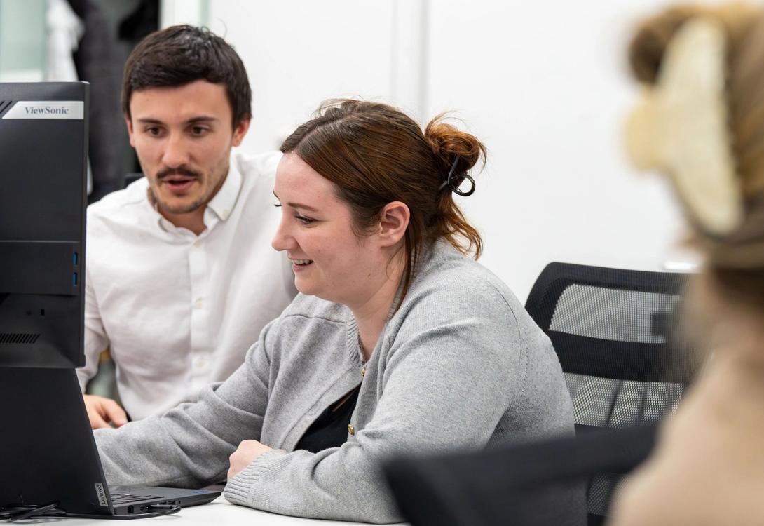 transformation and change people working at their desk