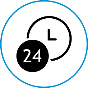 24 Hr Support Icon