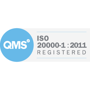 ISO 20000-1:2011 registered Icon