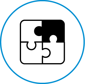 Networks and Security services Strategy Icon