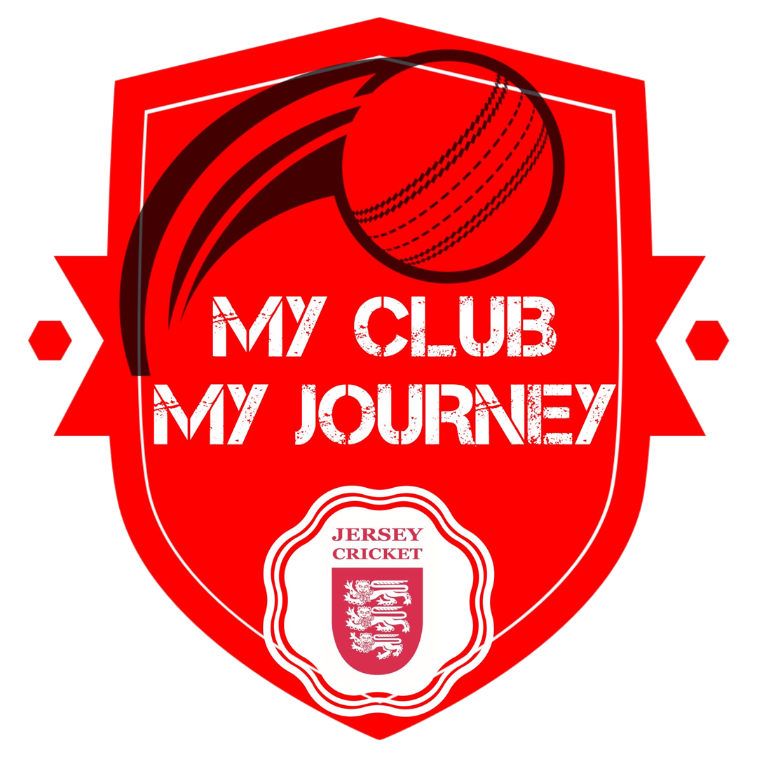 Jersey cricket association, my club my journey logo